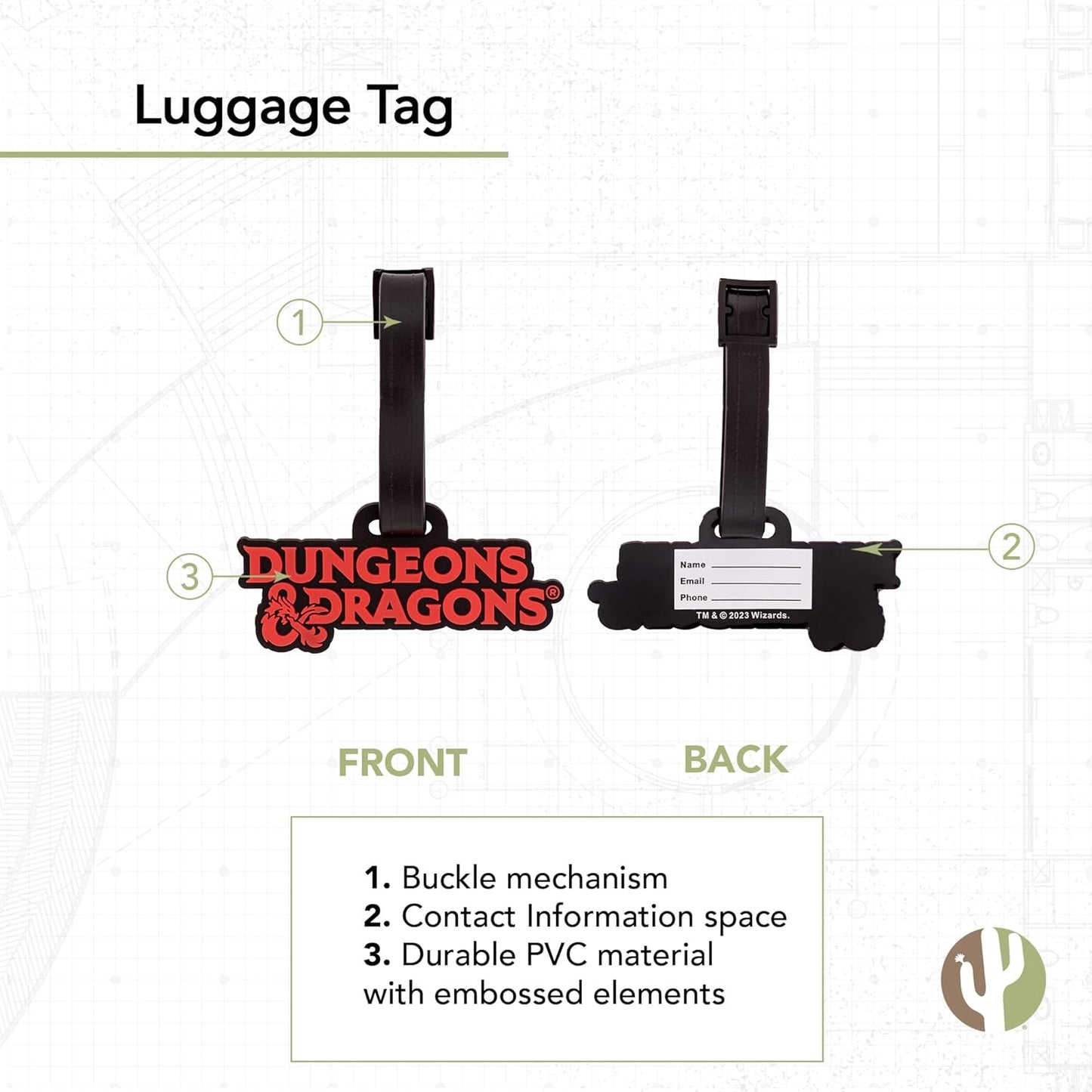 Dungeons & Dragons: Luggage Tag B