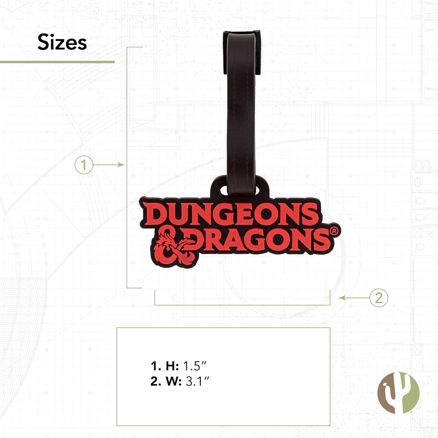 Dungeons & Dragons: Luggage Tag B