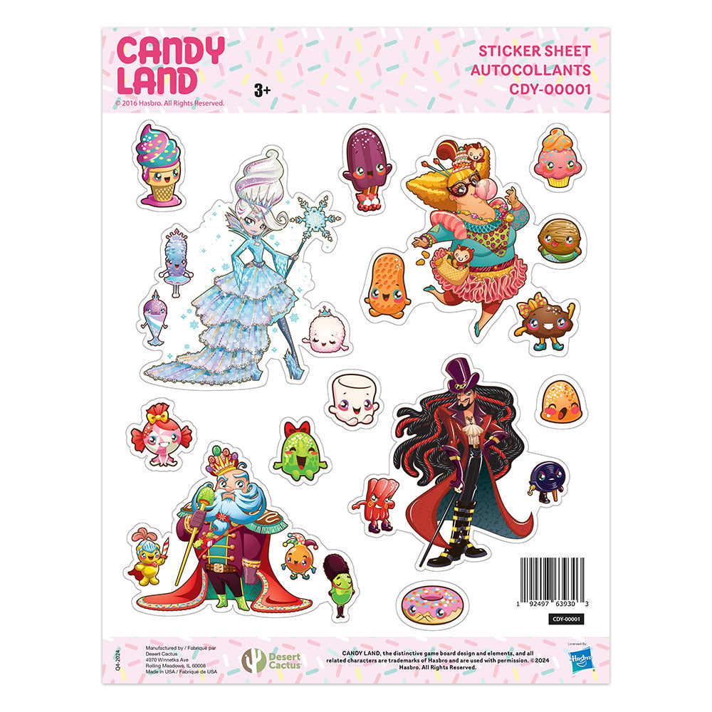 Candy Land: Sticker Sheet CDY-00001