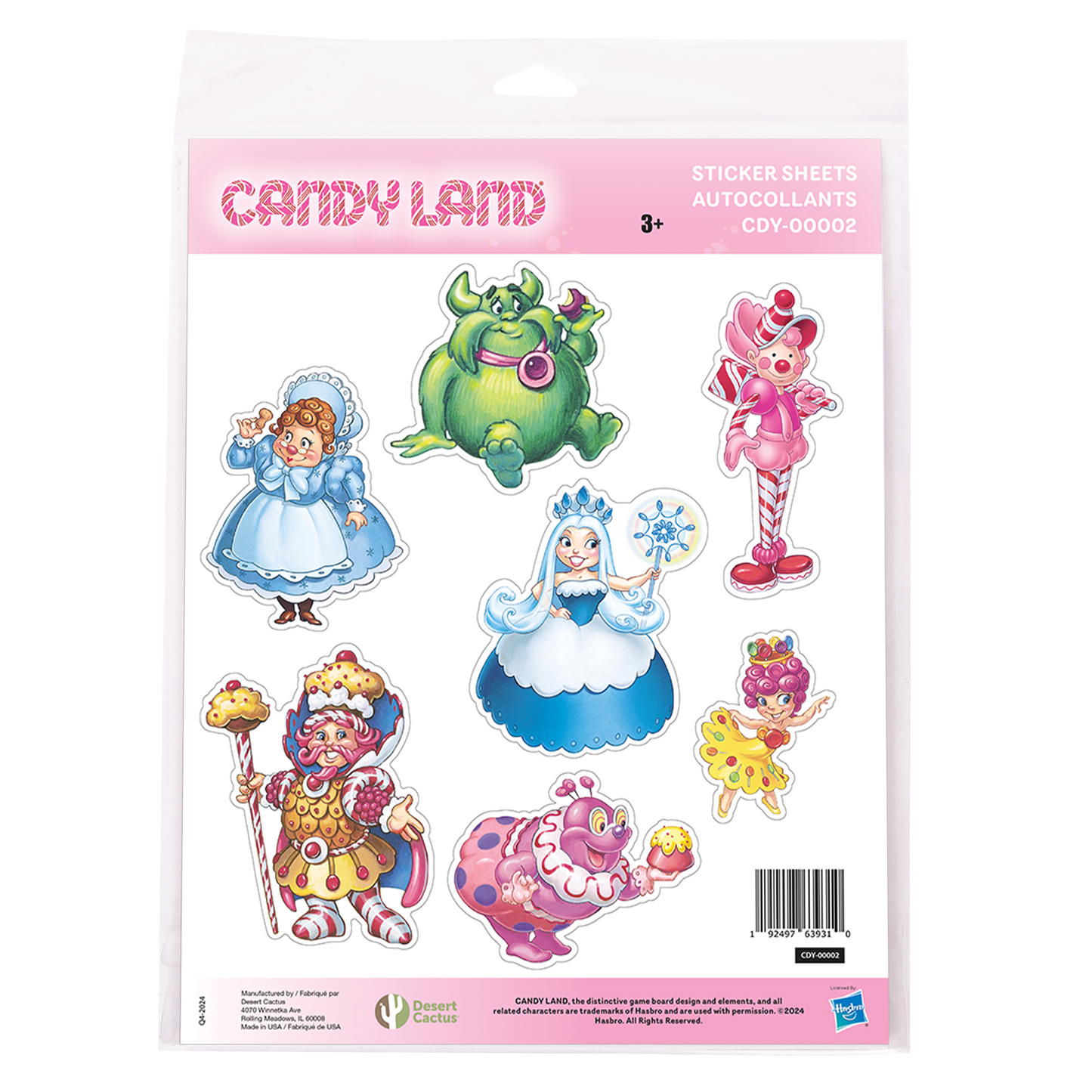 Candy Land: Sticker Sheet CDY-00002