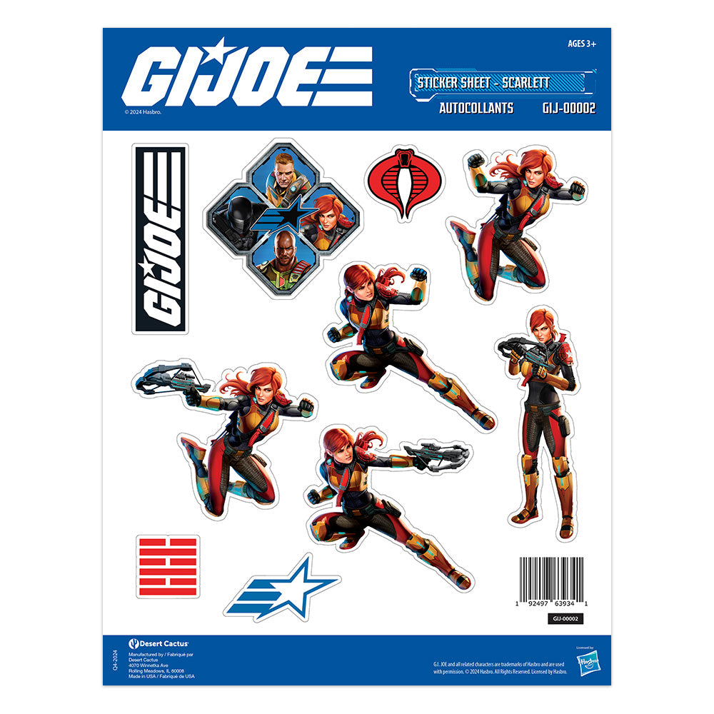 GI Joe: Sticker Sheet GIJ-00002