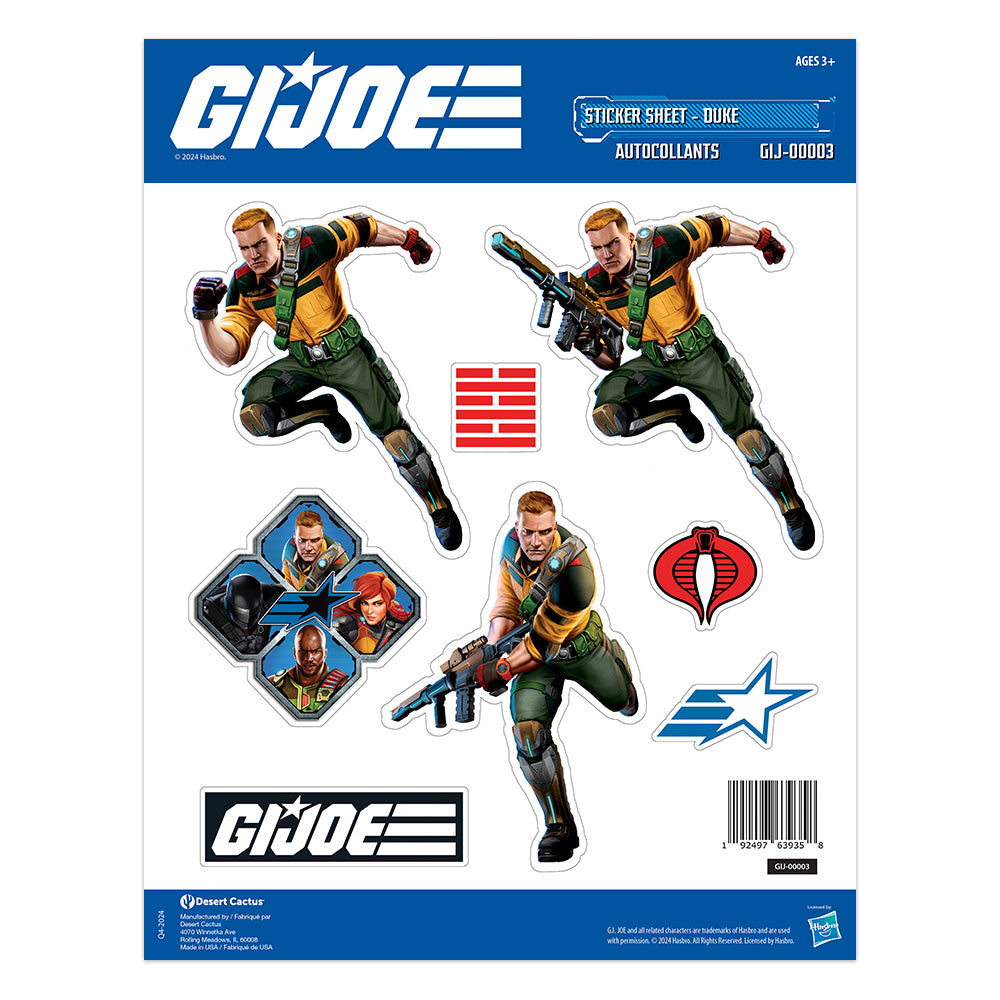GI Joe: Sticker Sheet GIJ-00003