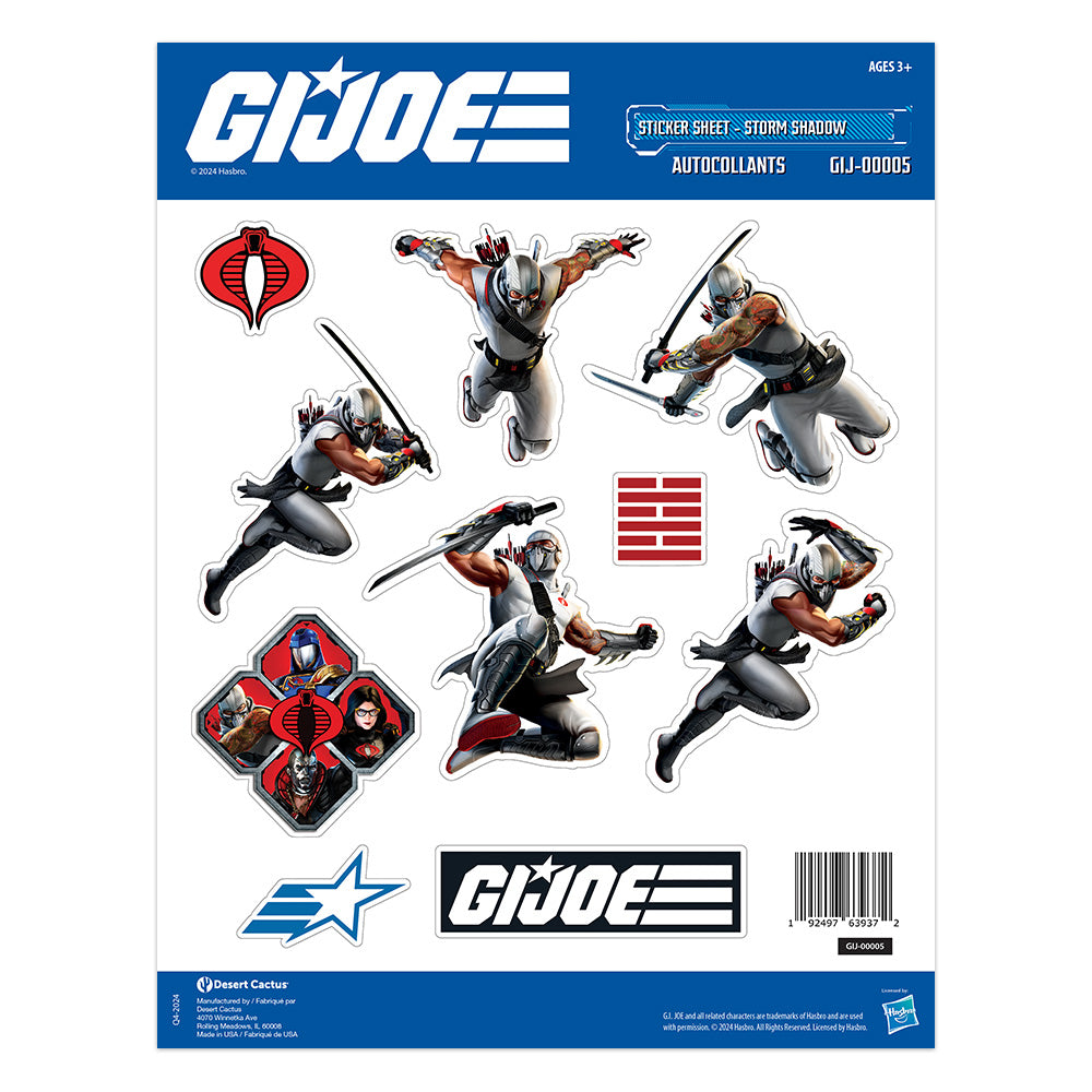 GI Joe: Sticker Sheet GIJ-00005