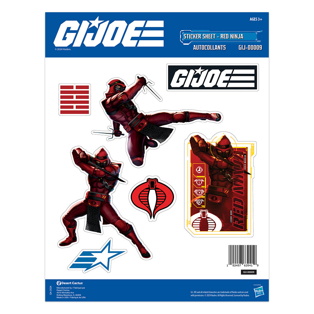 GI Joe: Sticker Sheet GIJ-00009