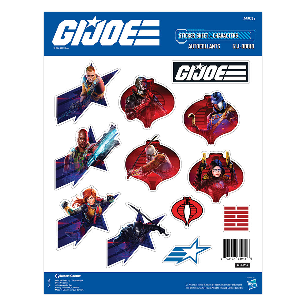 GI Joe: Sticker Sheet GIJ-00010