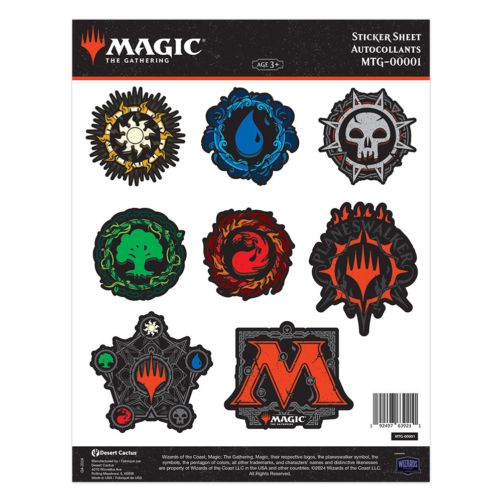 Magic: The Gathering: Sticker Sheet MTG-00001