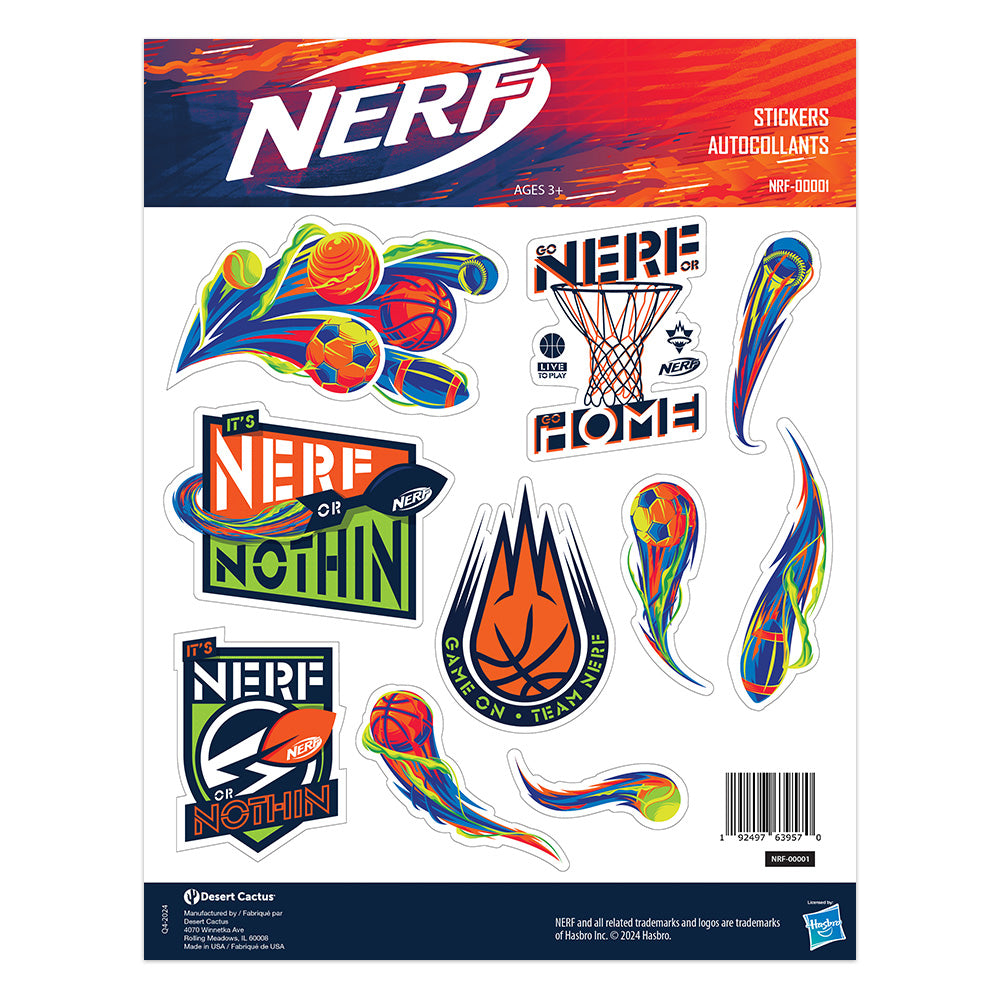 NERF: Sticker Sheet NRF-00001