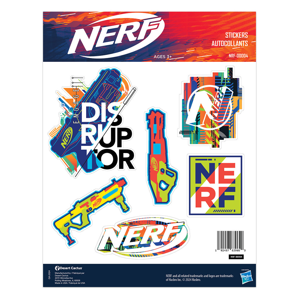 NERF: Sticker Sheet NRF-00004