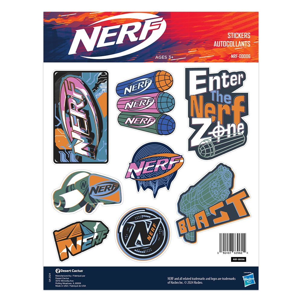 NERF: Sticker Sheet NRF-00006