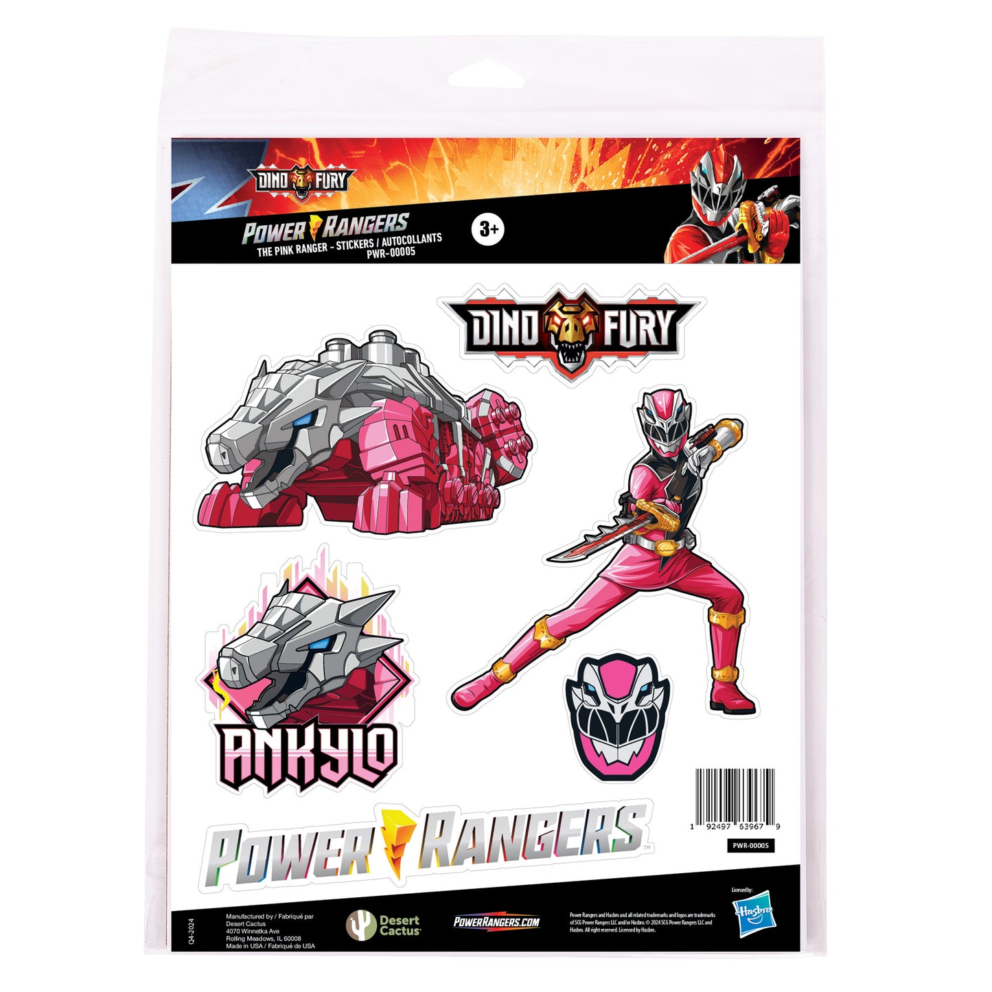 Power Rangers: Sticker Sheet PWR-00005