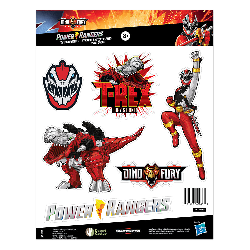 Power Rangers: Sticker Sheet PWR-00006
