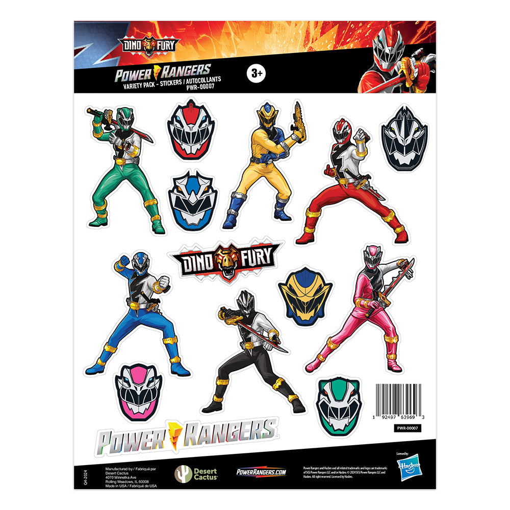 Power Rangers: Sticker Sheet PWR-00007