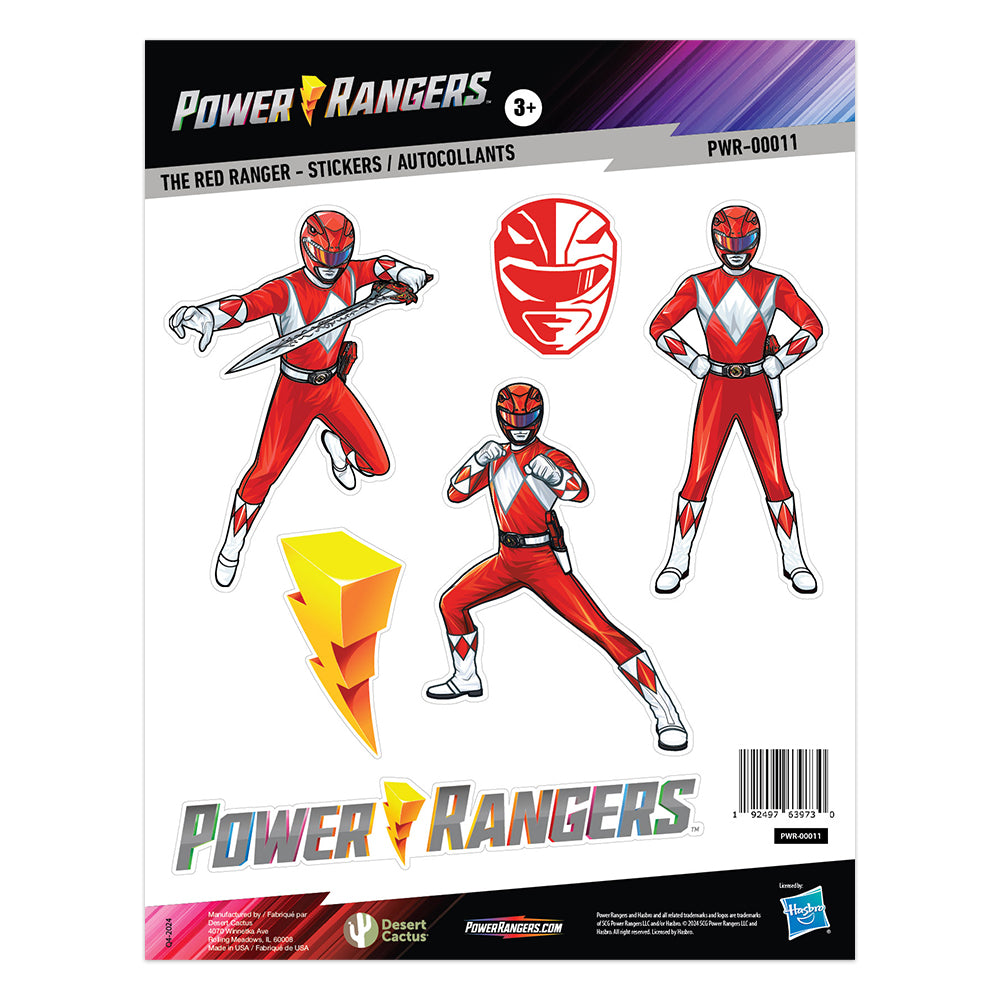 Power Rangers: Sticker Sheet PWR-00011