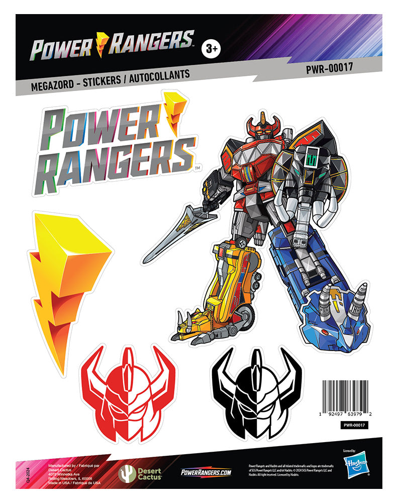 Power Rangers: Sticker Sheet PWR-00017
