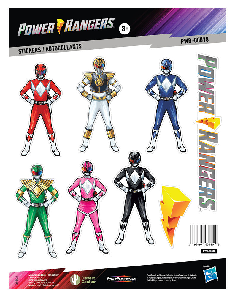 Power Rangers: Sticker Sheet PWR-00018