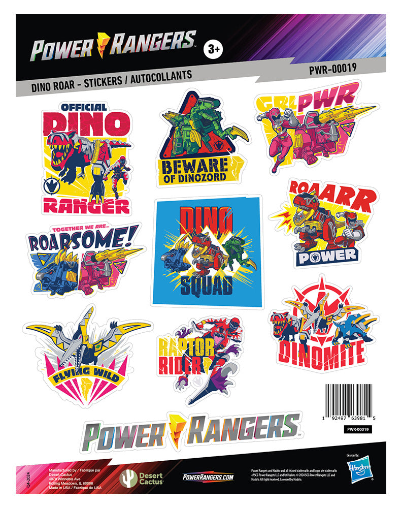 Power Rangers: Sticker Sheet PWR-00019