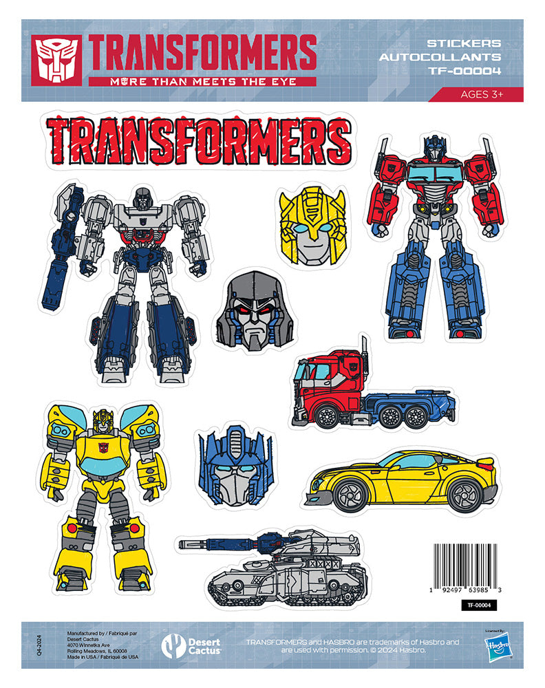 Transformers: Sticker Sheet TF-00004