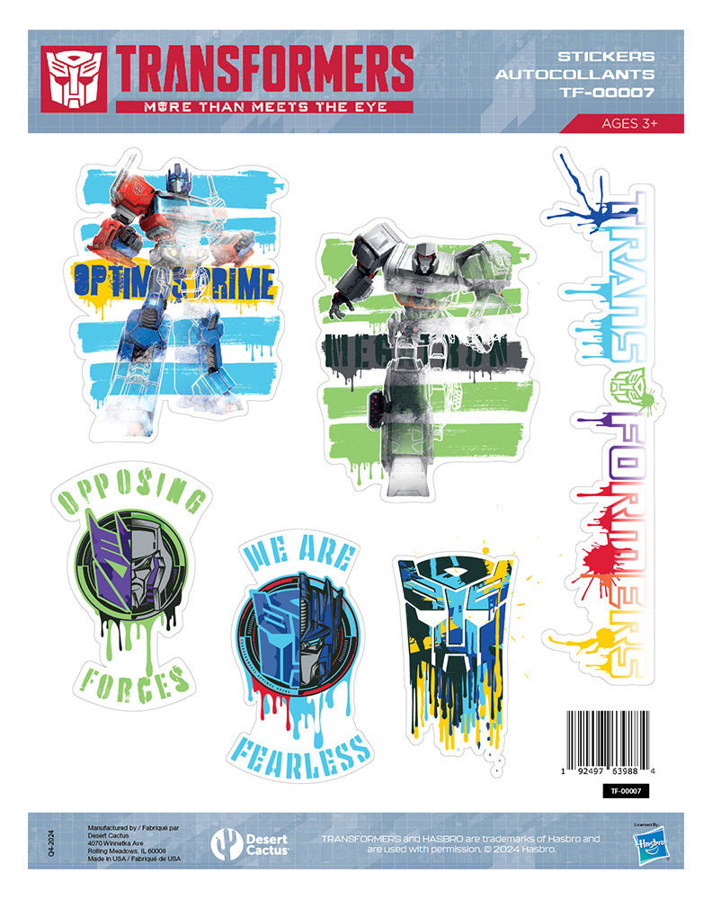 Transformers: Sticker Sheet TF-00007