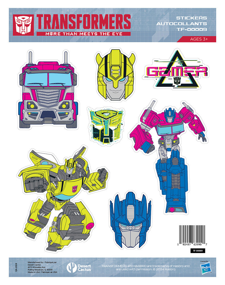 Transformers: Sticker Sheet TF-00009