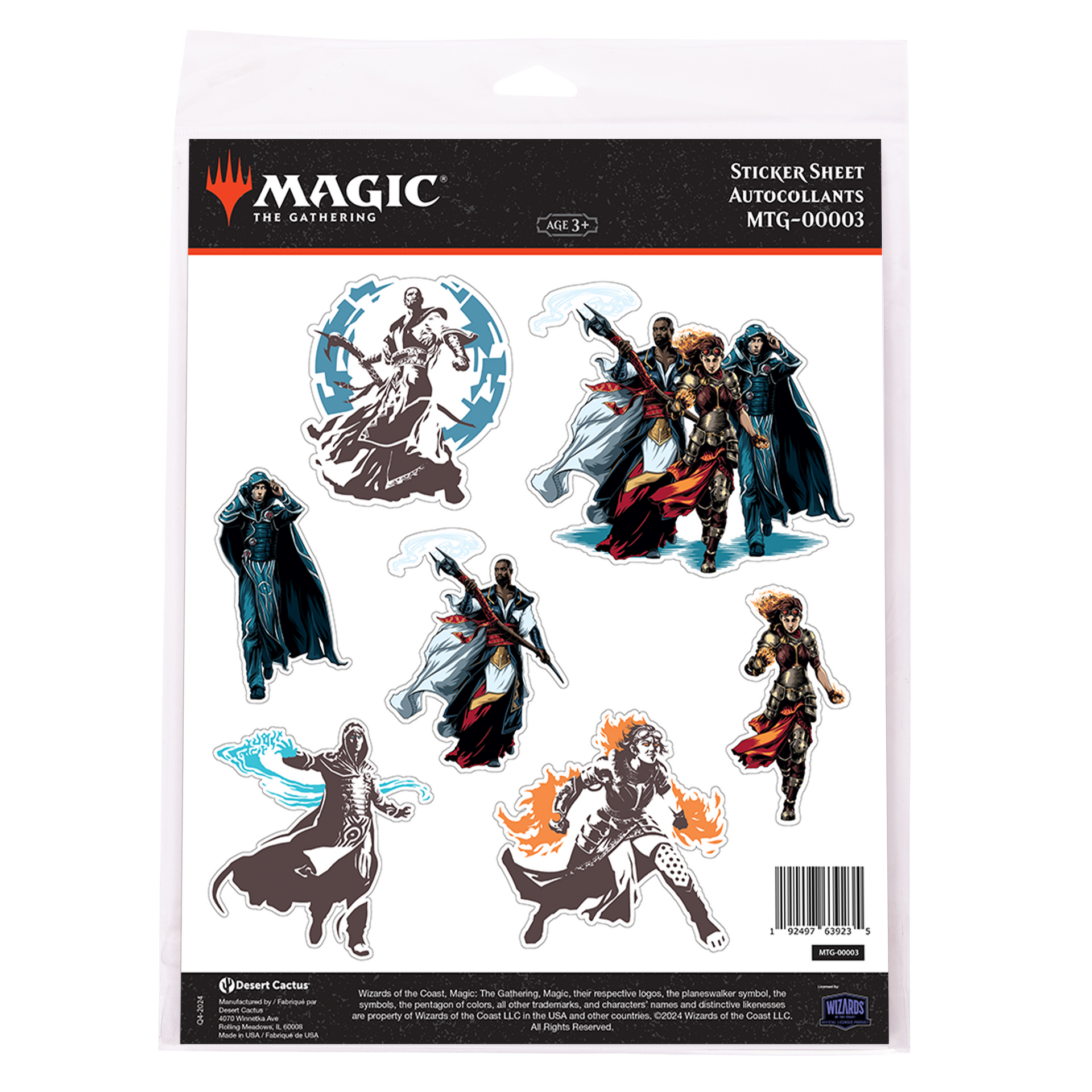 Magic: The Gathering: Sticker Sheet MTG-00003 – Desert Cactus Gaming