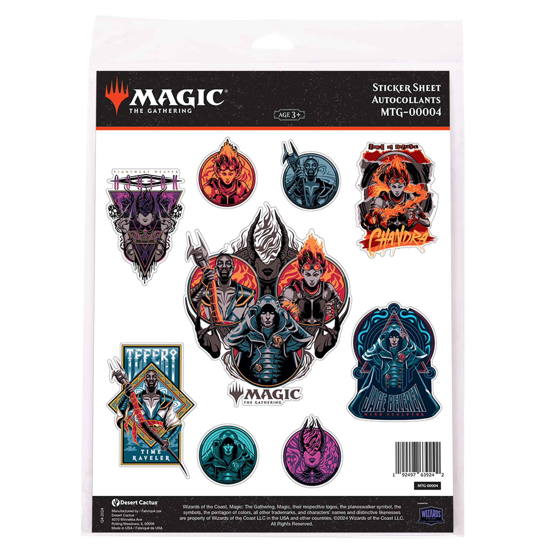 Magic: The Gathering: Sticker Sheet MTG-00004 – Desert Cactus Gaming